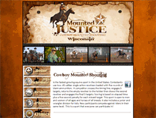 Tablet Screenshot of mountedjustice.com